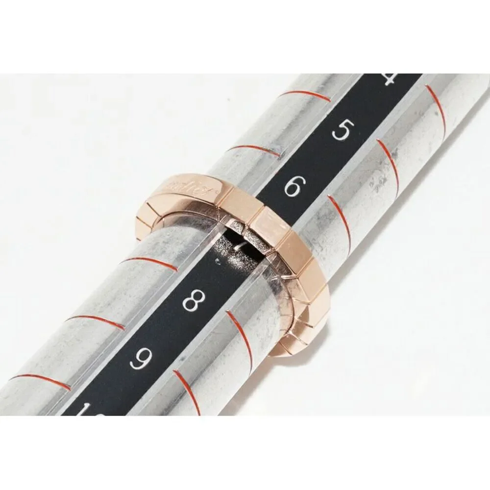 Cartier K18PG Lanieres Ring B40483 Size 7